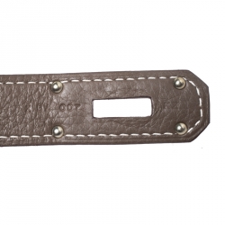 Pre Owned Hermes Etain Togo Leather Palladium Hardware Jypsiere 31 Bag