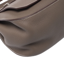 Pre Owned Hermes Etain Togo Leather Palladium Hardware Jypsiere 31 Bag