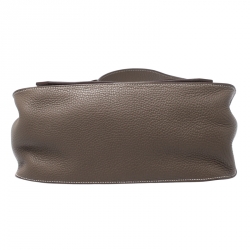 Pre Owned Hermes Etain Togo Leather Palladium Hardware Jypsiere 31 Bag