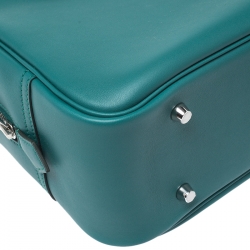 Pre Owned Hermes Malachite Swift Leather Plume Elan 28 Bag with Shoulder Strap