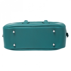 Pre Owned Hermes Malachite Swift Leather Plume Elan 28 Bag with Shoulder Strap