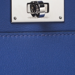 Pre Owned Hermes Iris Swift Leather Palladium Hardware Toolbox 20 Bag