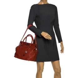 مملوكة مسبقًا Hermes Rouge Venitinne Ever Color Leather Palladium Toolbox 26 Bag