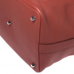 مملوكة مسبقًا Hermes Rouge Venitinne Ever Color Leather Palladium Toolbox 26 Bag