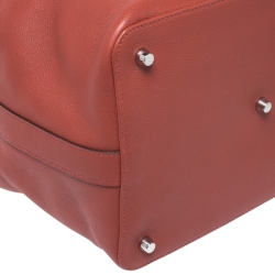 مملوكة مسبقًا Hermes Rouge Venitinne Ever Color Leather Palladium Toolbox 26 Bag
