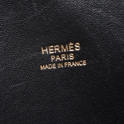 Pre Owned Hermes Black Togo Leather Gold Hardware Bolide 35 Bag