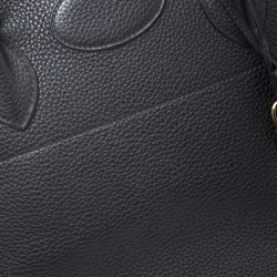 Pre Owned Hermes Black Togo Leather Gold Hardware Bolide 35 Bag