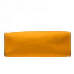Pre Owned Hermes Jeune D'Or Canvas and Leather Herbag Zip 39 Bag