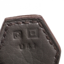 Pre Owned Hermes Etain Clemence Leather Bolide 31 Bag