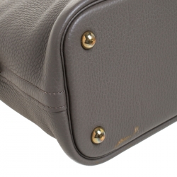 Pre Owned Hermes Etain Clemence Leather Bolide 31 Bag