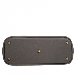 Pre Owned Hermes Etain Clemence Leather Bolide 31 Bag