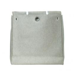 Pre Owned Hermes Beige/Brown Canvas Her Bag 