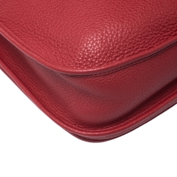 Pre Owned Hermes Bouganvillea Togo Leather Evelyne III PM Bag