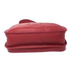 Pre Owned Hermes Bouganvillea Togo Leather Evelyne III PM Bag