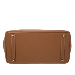 Hermes Caramel Togo Leather Gold Hardware Birkin 40 Bag