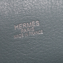 Pre Owned Hermes Ciel Ardennes Leather Jypsiere 34 Bag