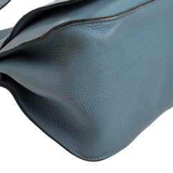 Pre Owned Hermes Ciel Ardennes Leather Jypsiere 34 Bag