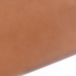 Pre Owned Hermes Brown Leather Gold Hardware Kelly 35 Bag