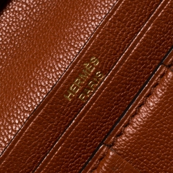 Pre Owned Hermes Etrusque Chevre Mysore Leather Bearn Gusset Wallet