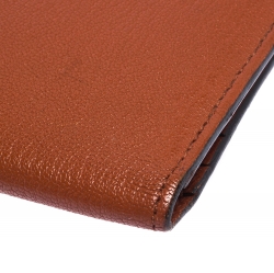 Pre Owned Hermes Etrusque Chevre Mysore Leather Bearn Gusset Wallet