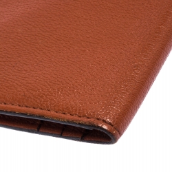 Pre Owned Hermes Etrusque Chevre Mysore Leather Bearn Gusset Wallet