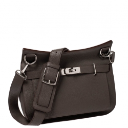 Pre Owned Hermes Taupe Grye Togo Leather Jypsiere 31 Bag