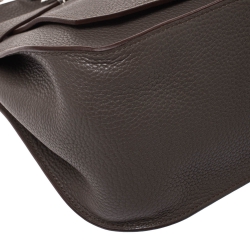 Pre Owned Hermes Taupe Grye Togo Leather Jypsiere 31 Bag