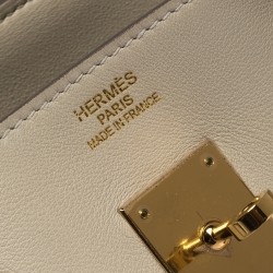 Hermes Beton Swift Leather Gold Hardware Birkin 35 Bag