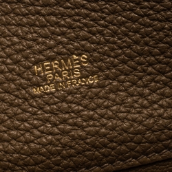 Pre Owned Hermes Cognac Togo Leather So Kelly 26 Bag