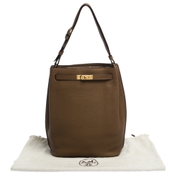 Pre Owned Hermes Cognac Togo Leather So Kelly 26 Bag