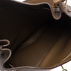 Pre Owned Hermes Cognac Togo Leather So Kelly 26 Bag