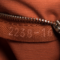 Hermes Orange Toile Canvas and Leather Acapulco Messenger Bag 