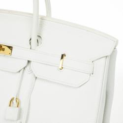 Hermes Blanc Togo Calfskin Gold Hardware Birkin 40