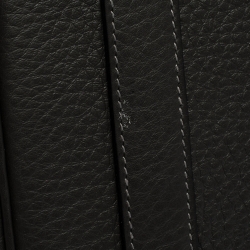 Hermes Graphite Clemence Leather Palladium Hardware Birkin 40 Bag