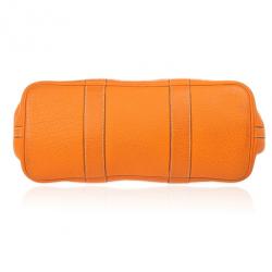 Pre Owned Hermes Canvas Leather Garden Party TPM Tote Bag