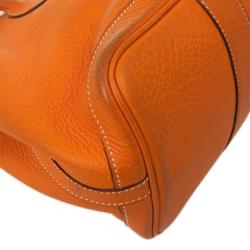 Pre Owned Hermes Canvas Leather Garden Party TPM Tote Bag