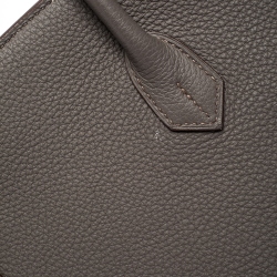 Hermes Etain Togo Leather Palladium Hardware Birkin 40 Bag