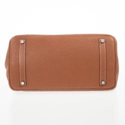 Hermes Brown Togo Birkin With Silver Hardware 35 CM