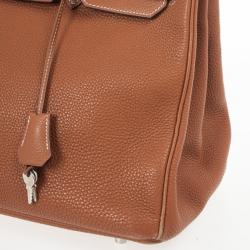 Hermes Brown Togo Birkin With Silver Hardware 35 CM