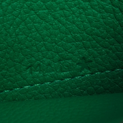 Pre Owned Hermes Green Bamboo Evercolor Leather Mini Convoyeur Shoulder Bag