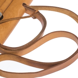 Pre Owned Hermes Beige/Natural Canvas and Leather 2 in 1 Herbag 31