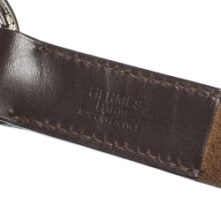 Pre Owned Hermes Green Canvas and Vache Hunter Leather Cabalicol Bag