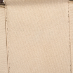 Pre Owned Hermes Beige Canvas Cabag Elan Tote