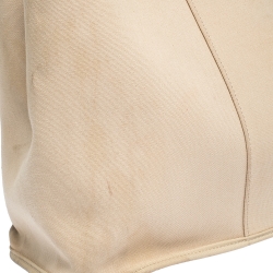 Pre Owned Hermes Beige Canvas Cabag Elan Tote