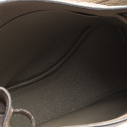 Pre Owned Hermes Gris Tourterelle Togo Leather So Kelly 22 Bag
