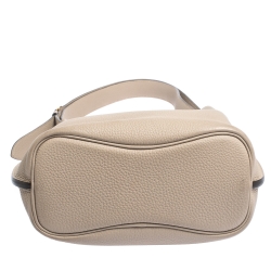 Pre Owned Hermes Gris Tourterelle Togo Leather So Kelly 22 Bag