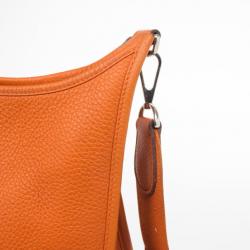 مملوكة مسبقًا Hermes Orange Evelyne III GM Bag