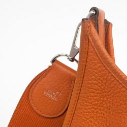 مملوكة مسبقًا Hermes Orange Evelyne III GM Bag