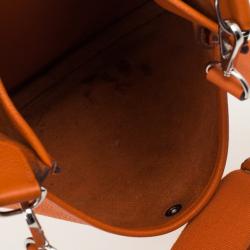مملوكة مسبقًا Hermes Orange Evelyne III GM Bag