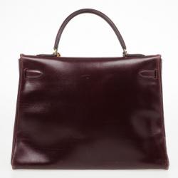 Hermes Dark Red 1981 Vintage Kelly Bag 